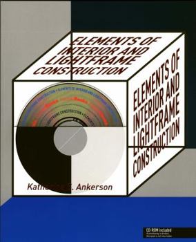 Paperback Elements of Interior and Lightframe Construction [With CDROM] [With CDROM] Book