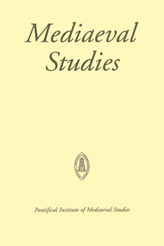 Mediaeval Studies 81 (2019)