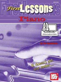 Paperback First Lessons Piano Book