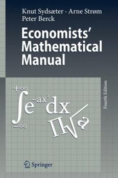 Hardcover Economists' Mathematical Manual Book