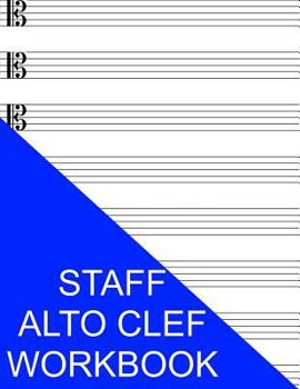 Paperback Staff Alto Clef Workbook Book