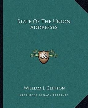 Paperback State Of The Union Addresses Book