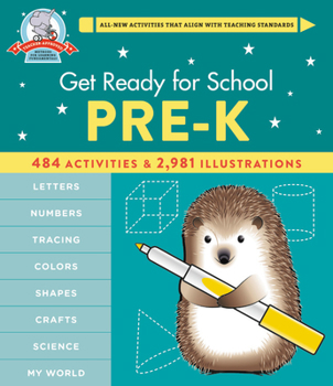 Spiral-bound Get Ready for School: Pre-K (Revised & Updated) Book