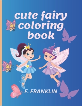 Paperback cute fairy coloring book