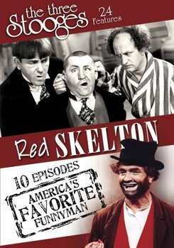 DVD Three Stooges & Red Skelton Book