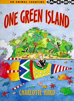 Paperback One Green Island: An Animal Counting Gamebook Book