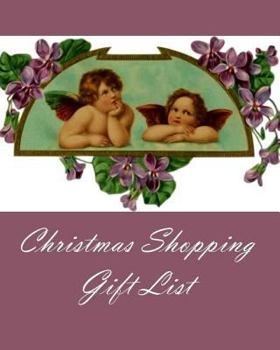 Paperback Christmas Shopping Gift List Book