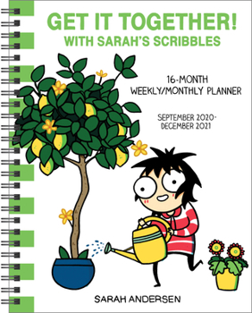 Sarah's Scribbles 16-Month 2020-2021 Weekly/Monthly Planner Calendar