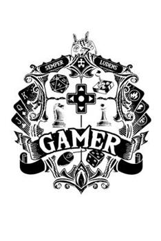 Notizbuch: Gamer W�rfel Rpg Tabletop Gamepad Lustig Geschenke 120 Seiten, 6X9 (Ca. A5), Karomuster
