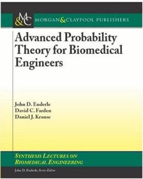 Paperback Advanced Probability Theory for Biomedical Engineers Book