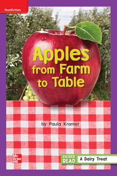 Hardcover Reading Wonders Leveled Reader Apples from Farm to Table: Ell Unit 3 Week 5 Grade 1 Book