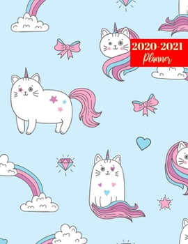 2020-2021 Planner: Cute Daily, Weekly & Monthly Organizer & Diary - 2 Year Appointment Calendar, Business Planners, Agenda Schedule Logbook and Journal