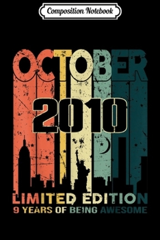 Composition Notebook: Vintage 17th birthday ANNO October 2002 Slightly Aged  Journal/Notebook Blank Lined Ruled 6x9 100 Pages
