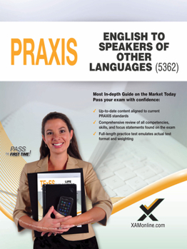 Paperback 2017 Praxis English to Speakers of Other Languages (Esol) (5362) Book