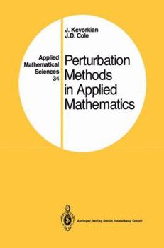 Hardcover Perturbation Methods in Applied Mathematics Book