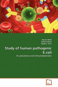 Paperback Study of human pathogenic E.coli Book