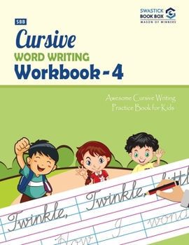 Paperback SBB Cursive Word Writing Workbook - 4 Book