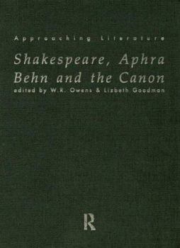 Paperback Shakespeare, Aphra Behn and the Canon Book