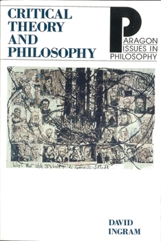 Paperback Critical Theory and Philosophy Book