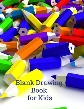 Paperback Blank Drawing Book for Kids Book