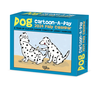 Product Bundle Dog Cartoon-A-Day 2024 6.2 X 5.4 Box Calendar Book
