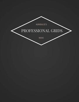 Paperback Professional Grids: Music. 8.5 x 11 Book