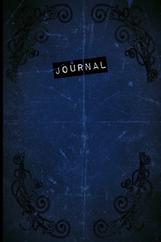 Journal: Cool Vintage Style Blank Journal