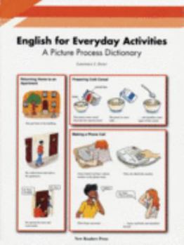 Paperback English for Everyday Activities: A Picture Process Dictionary Book