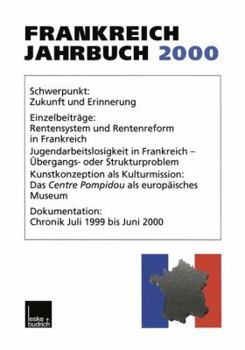 Paperback Frankreich-Jahrbuch 2000: Politik, Wirtschaft, Gesellschaft, Geschichte, Kultur [German] Book