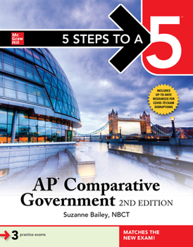 Paperback 5 Steps to a 5: AP Comparative Government, 2nd Edition Book