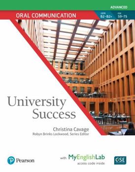 Paperback University Success Oral Communication Advanced, Student Book with Myenglishlab Book