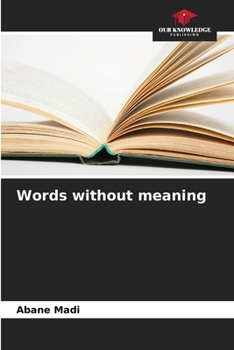 Paperback Words without meaning Book