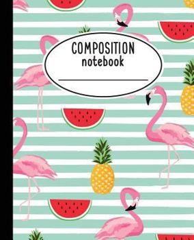 Composition Notebook: Modern Pineapple Notebook Wide Ruled (7.5"x9.25") - Notebook For School 100 Pages: Composition Notebook For School