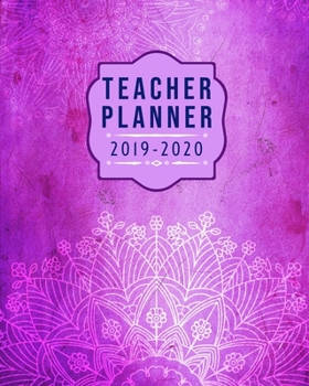 Paperback 2019-2020 Teacher Lesson Planner: 11 Months Teacher Planner, 8x10 inch Book