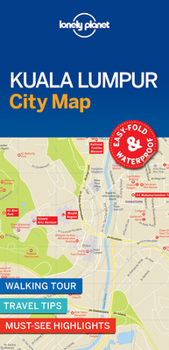 Paperback Lonely Planet Kuala Lumpur City Map Book