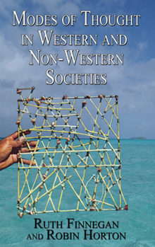 Paperback Modes of Thought in Western and Non-Western Societies Book