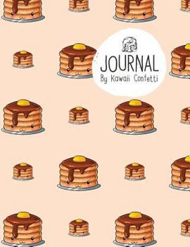 Paperback Journal: Cute Pancake Pattern Notebook - Students Kids Teachers - 8.5x11 Large Lined Planner or Diary for School Journaling Wri Book