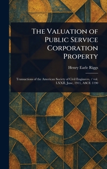 Hardcover The Valuation of Public Service Corporation Property Book
