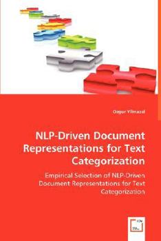 Paperback NLP-Driven Document Representations for Text Categorization Book