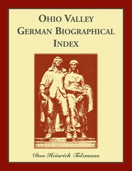 Paperback Ohio Valley German Biographical Index Book