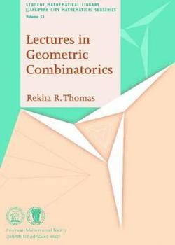 Paperback Lectures in Geometric Combinatorics (Student Mathematical Library, V. 33.) (Student Mathematical Library, 33) Book