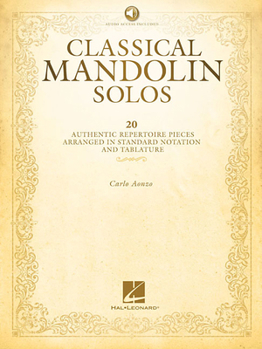 Paperback Classical Mandolin Solos Book