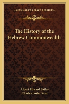 Paperback The History of the Hebrew Commonwealth Book