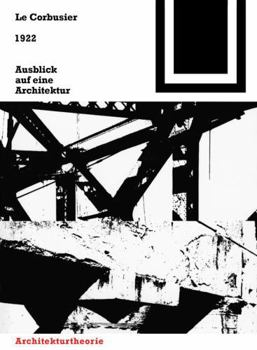 Perfect Paperback 1922 - Ausblick Auf Eine Architektur [German] Book