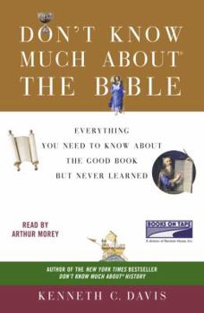 Audio Cassette Don't Know Much About The Bible (AudioCassettes) Book