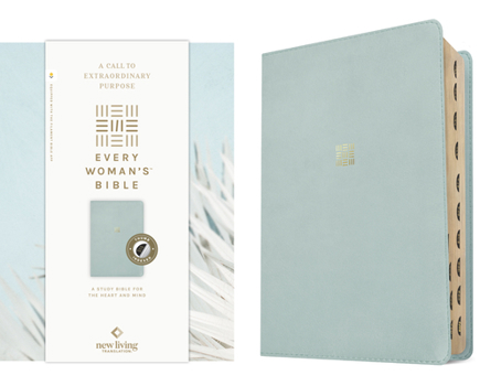 Imitation Leather NLT Every Woman's Bible, Filament Enabled (Leatherlike, Sky Blue, Indexed, Red Letter) Book
