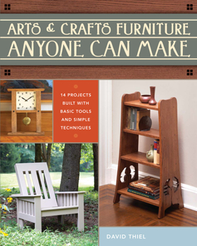 Paperback Arts & Crafts Furniture Anyone Can Make Book