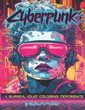 Paperback Cyberpunk Coloring Book