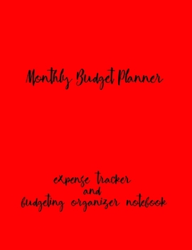 Monthly Budget Planner Expense Tracker and Budgeting Organizer Notebook
