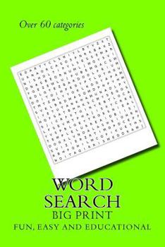 Paperback Word Search: Big Easy to Read Book